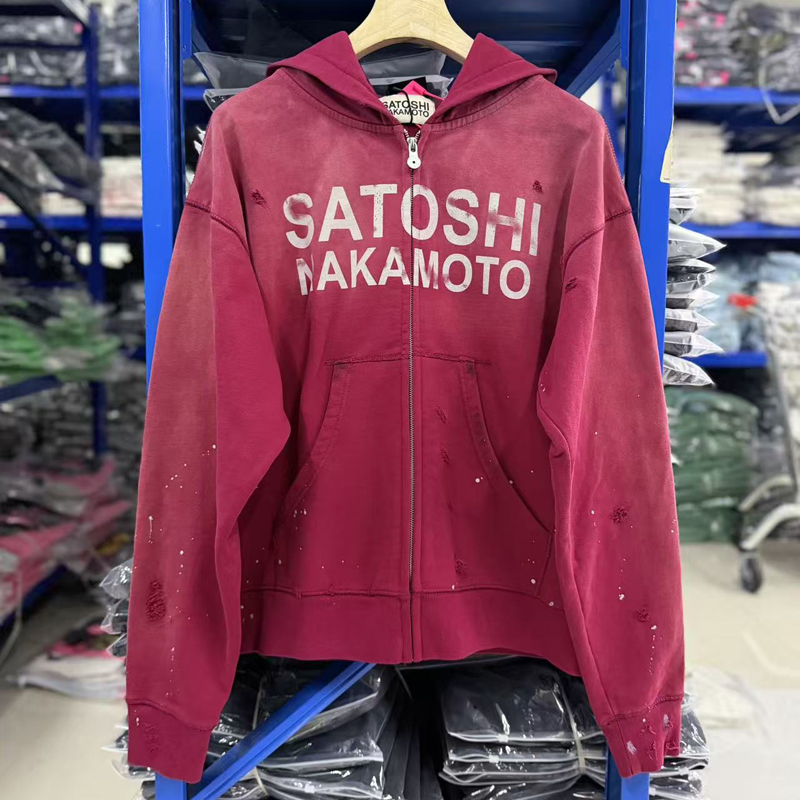 Street Trend Hip Hop Satoshi N - Vintage Zipper 评论和价格