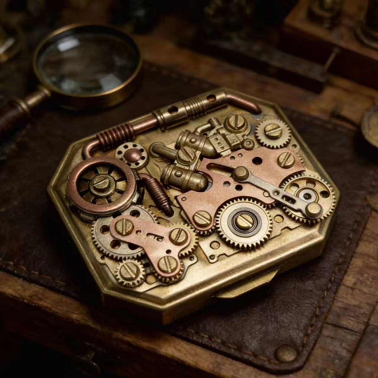 Vintage Pure Copper Gear Keros - Vintage Collectible Lighters 评论和价格