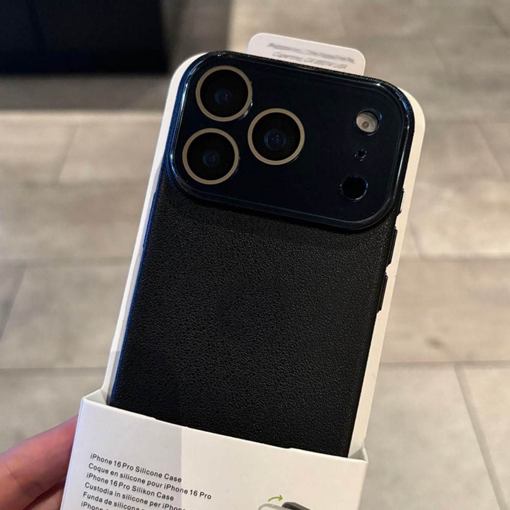 Luxury HD Hard Glass Camera Ca - Camera Leather Case 评论和价格