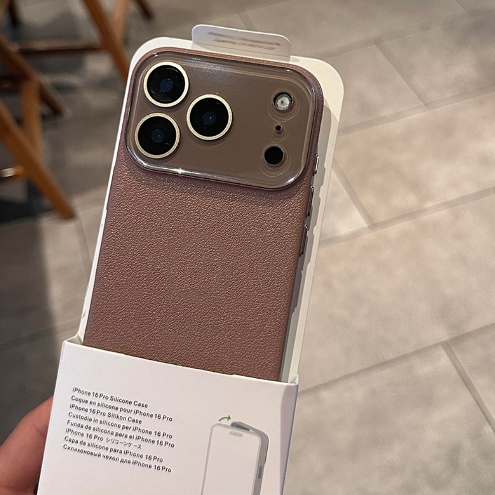 Luxury HD Hard Glass Camera Ca - Camera Leather Case 评论和价格