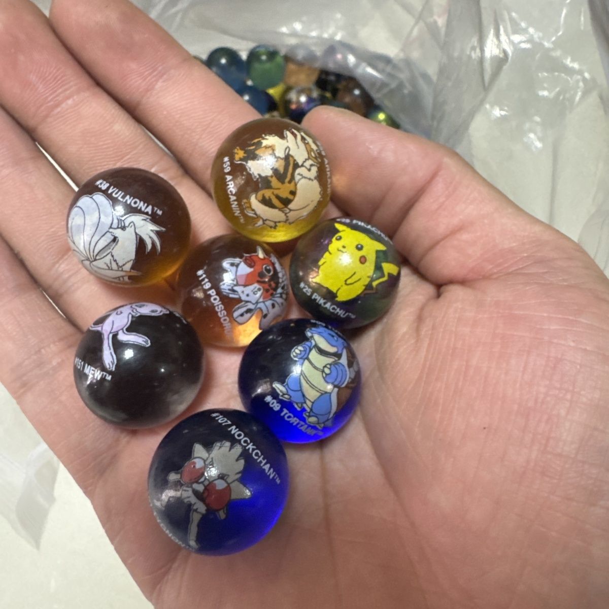 Official Pokémon bulk merchand - Vintage Collectible Marbles 评论和价格