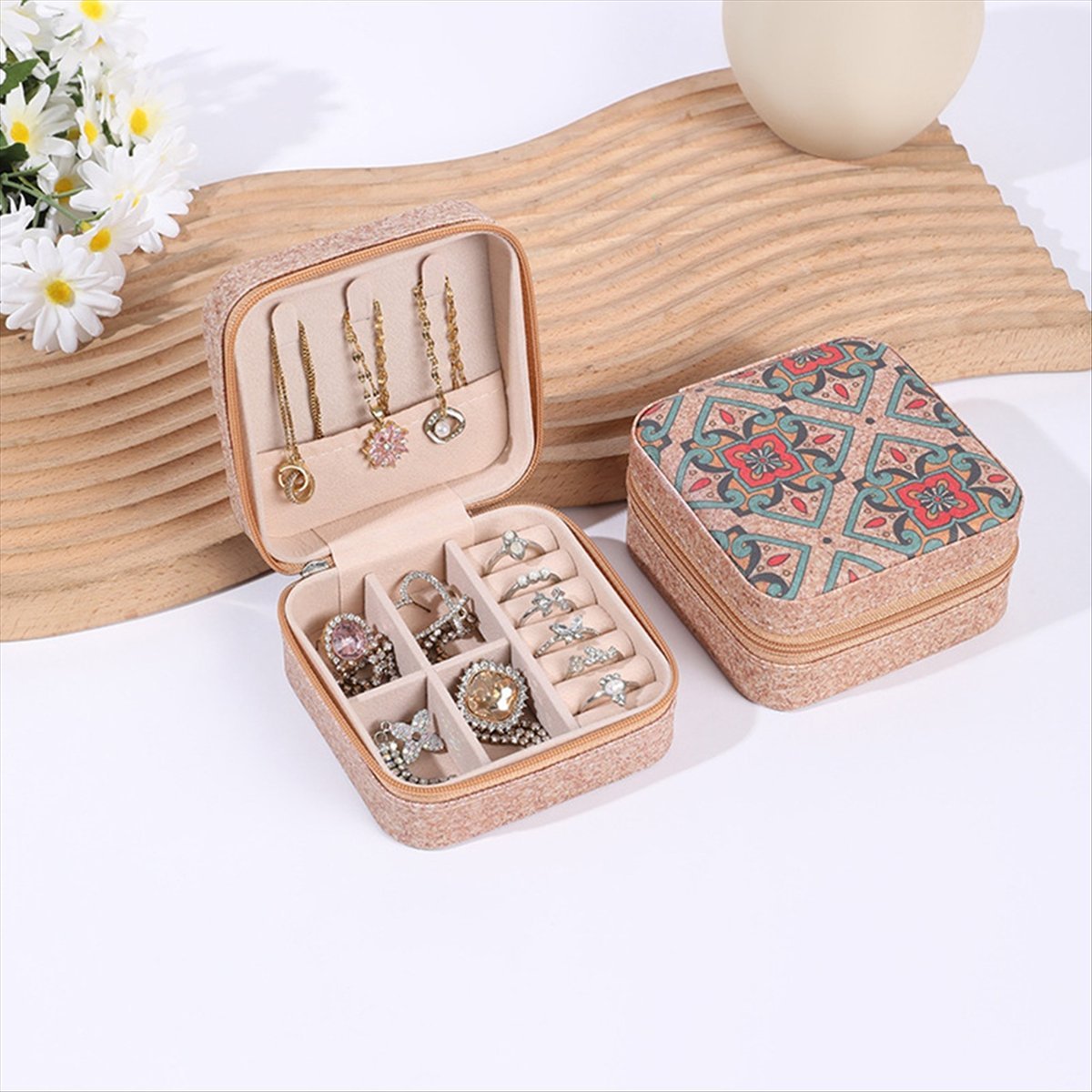 [N84R] 4PCS Vintage Cork Jewel - Vintage Zipper 评论和价格