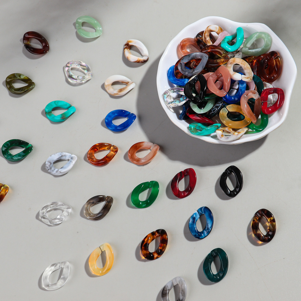 100pcs Marble Color Acrylic 17 - Vintage Collectible Marbles 评论和价格