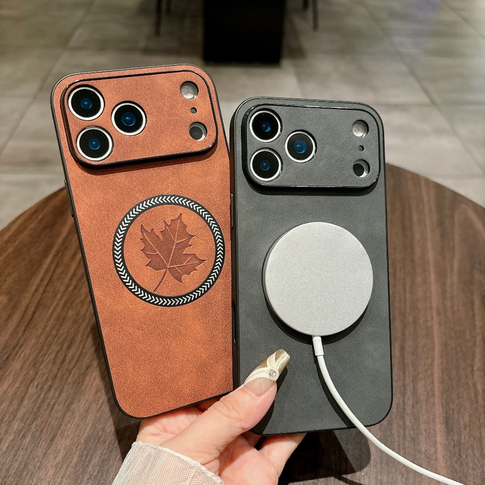 Magnetic Leather Case for iPho - Camera Leather Case 评论和价格