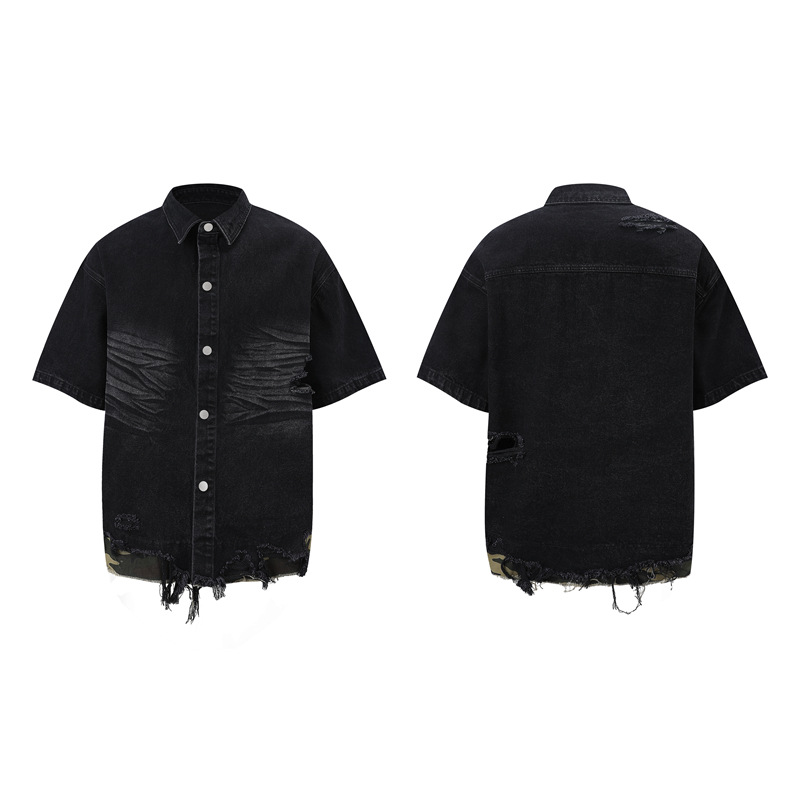 Men's Distressed Ripped Denim  - Vintage Zipper 评论和价格