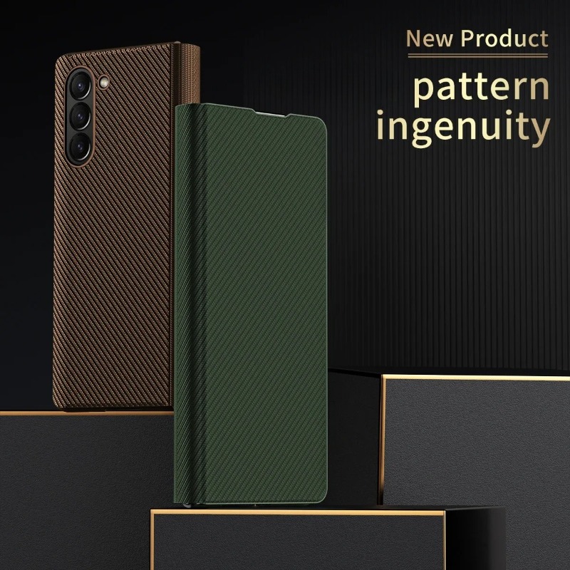 Simple Stripe Magnetic Leather - Camera Leather Case 评论和价格