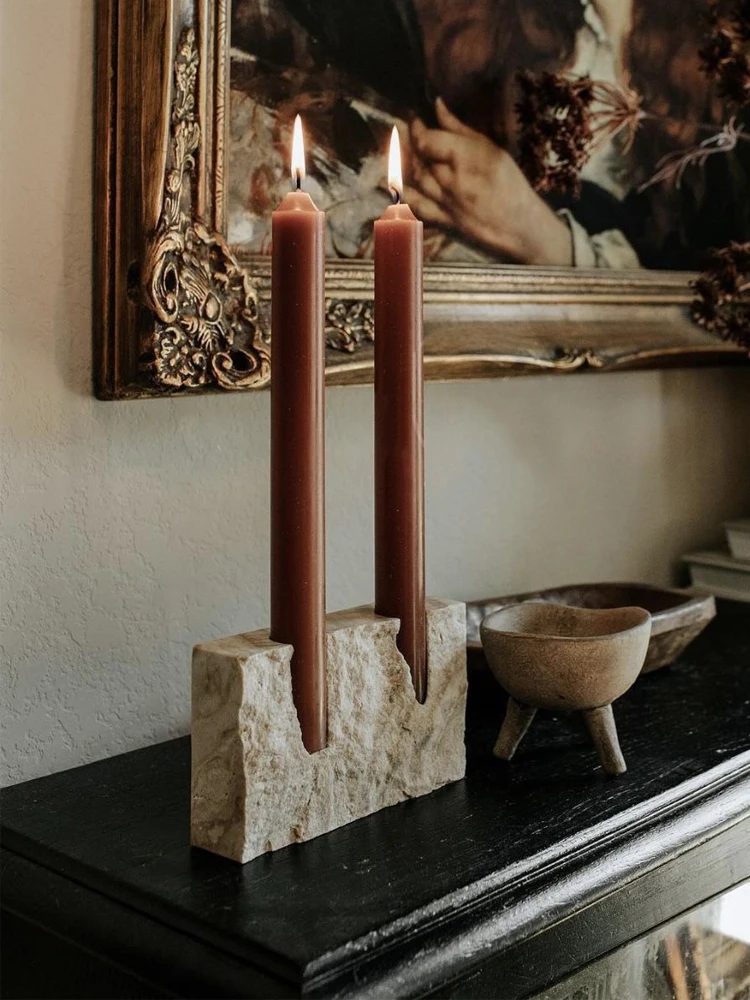 2 Holes Marble Candlestick Hol - Vintage Collectible Marbles 评论和价格