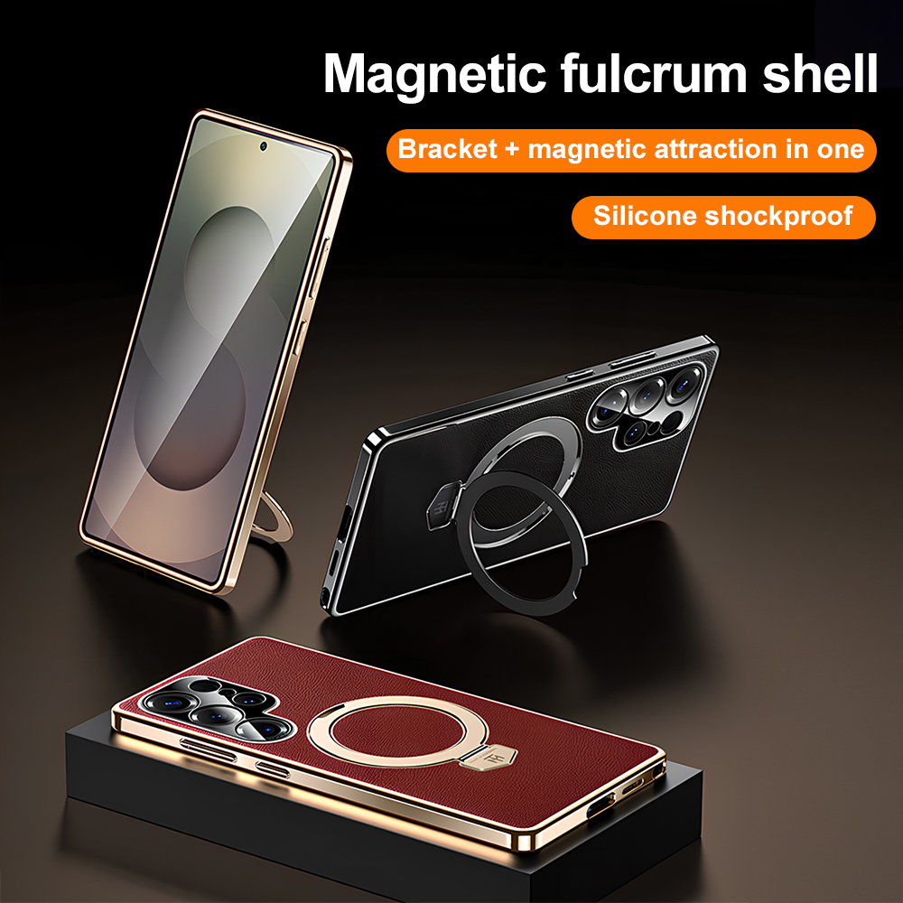 For Magsafe Magnetic Bracket P - Camera Leather Case 评论和价格